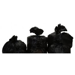 Etui de 10 Sacs poubelle 200L Noir - BOURBON PLASTIQUES - 5ABP200 